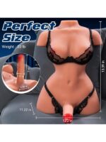 L-Join Gerçekçi Titreşimli, İleri Geri Penis Haraketli 9 Kg Trans Yarım Vücut Mastürbatör Dildo - Image 2