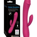 Violet Emotion Çift Motorlu Tavşan Vibratör - 12 Fonksiyonlu & USB Şarjlı Pembe