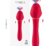 Tinda 20 Fonksiyonlu Gül Tasarımlı Anal-Vajinal Uyarıcı Vibratör