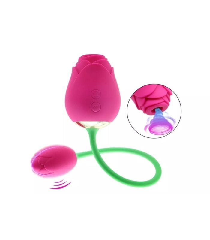 Rose 10 Fonksiyonlu Gül Başlıklı Gnokta Uyarıcı Giyilebilir Vibratör - Image 2