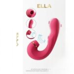 Ella 10 Fonksiyonlu G Noktası ve Dil Titreşimli Vibratör Pembe