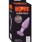 Premium Dolgulu Cam Anal Plug A Kalite