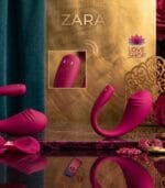 Giyilebilir Vibratör Telefon Uygulamalı Zara Dokunma Ses ve Müzik ÖZellikli Pembe - Görsel 2