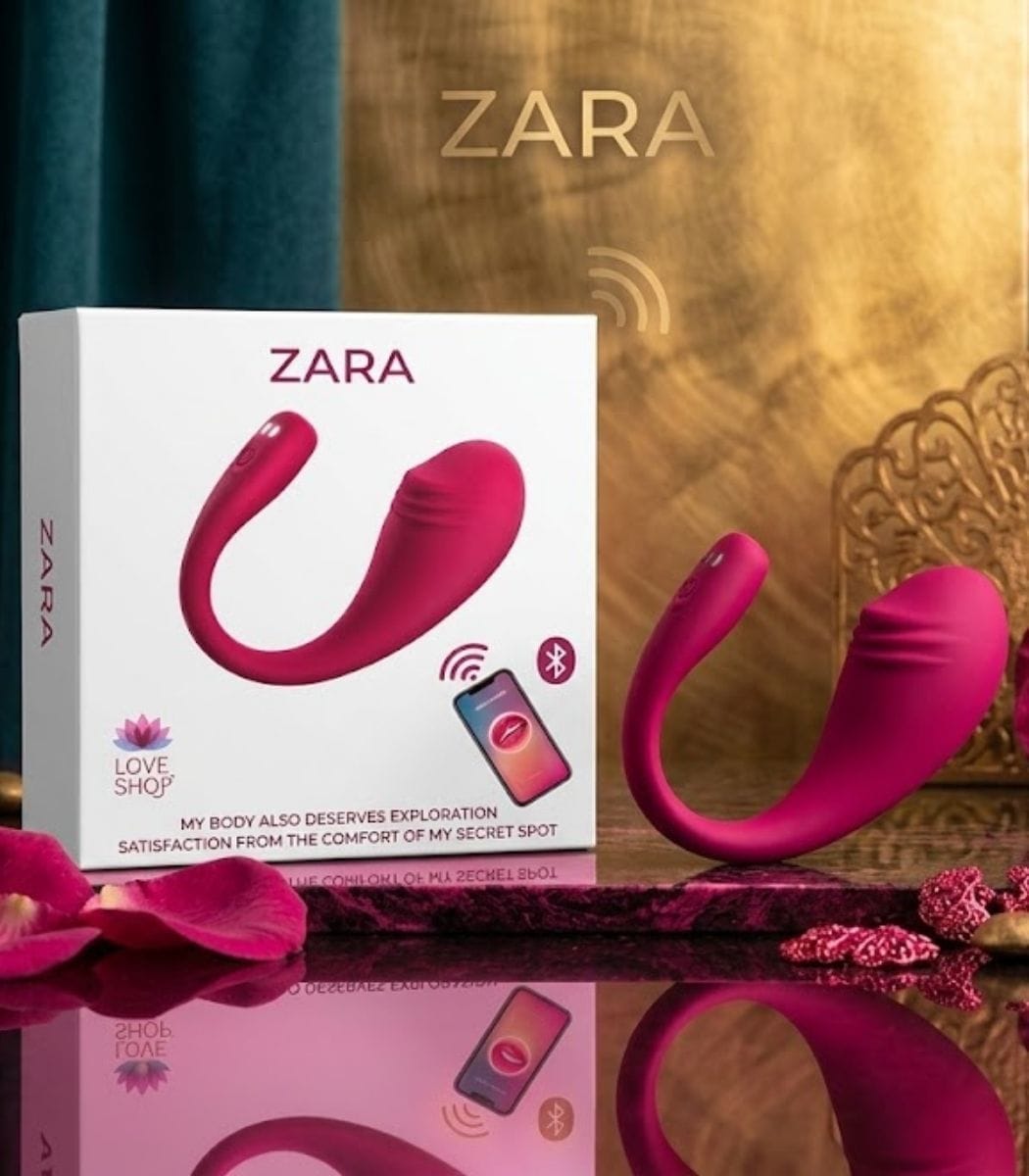 laura-2026-05-16T183030.324.jpg Giyilebilir Vibratör Telefon Uygulamalı Zara Dokunma Ses ve Müzik ÖZellikli Pembe - Görsel 1