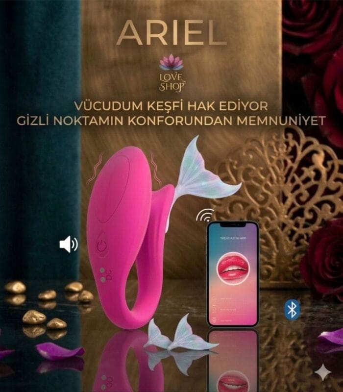 Ariel App Kontrollü Vibratör Giyilebilir Emme ve Titreşimli Premium Vajinal Stimülatör Pembe - Görsel 2