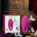 Ariel App Kontrollü Vibratör Giyilebilir Emme ve Titreşimli Premium Vajinal Stimülatör Pembe