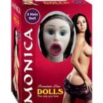 Monica Ultra Realistik Gerçek Kafa Görünümlü Şişme Bebek