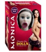 Monica Ultra Realistik Gerçek Kafa Görünümlü Şişme Bebek