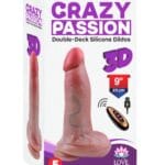 Premium Realistik 775GR Vibratör Dildo Uzaktan Kumandalı Titreşimli Usb Şarjlı 23cm