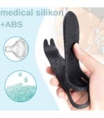 Premium Uzaktan Kumandalı Klitoris Uyarıcılı Penis Ringi - 2 Motorlu & Liquid Silikon - Image 3