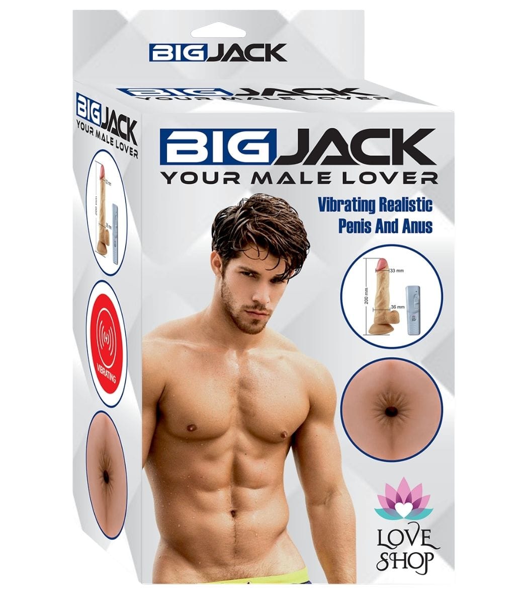 laura-8.jpg Big Jack Titreşimli Erkek Manken 18 Cm Penis - Görsel 1