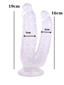 Noctis 19cm Beyaz Çiftli Dildo No:76 - Image 3