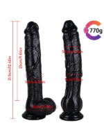 Noctis 31,5cm Siyah Realistik Dildo No:169 - Image 5