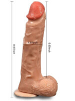 Shequ Bronte Şarjlı Döner Başlı Realistik Dildo Uzaktan Kumandalı 20.5 cm - Görsel 5