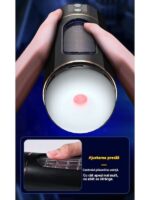 USB Şarjlı 10 Mod Titreşimli Sesli Akıllı Mastürbatör Siyah - Image 5